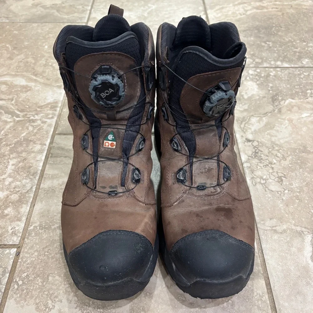 Red Wing 2452 X-Treme Lite BOA Safety Toe Work Boots Brown Mens 12 E2 Wide